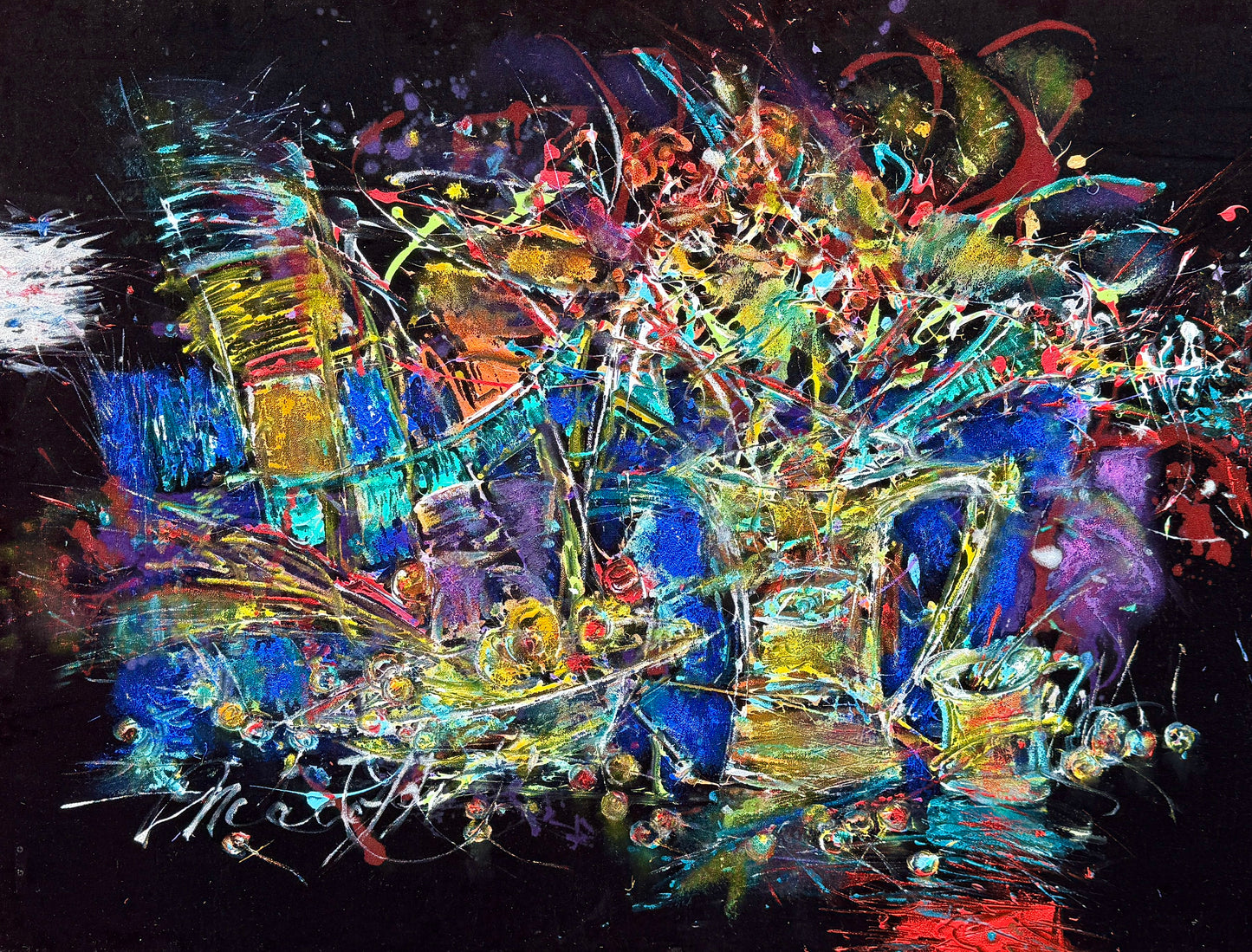 Midnight Symphony _ Size 4Ft_Wx3Ft_H