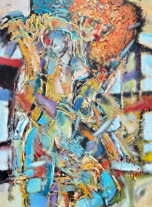 Embrace in Motion_4Ft W x 3ft H